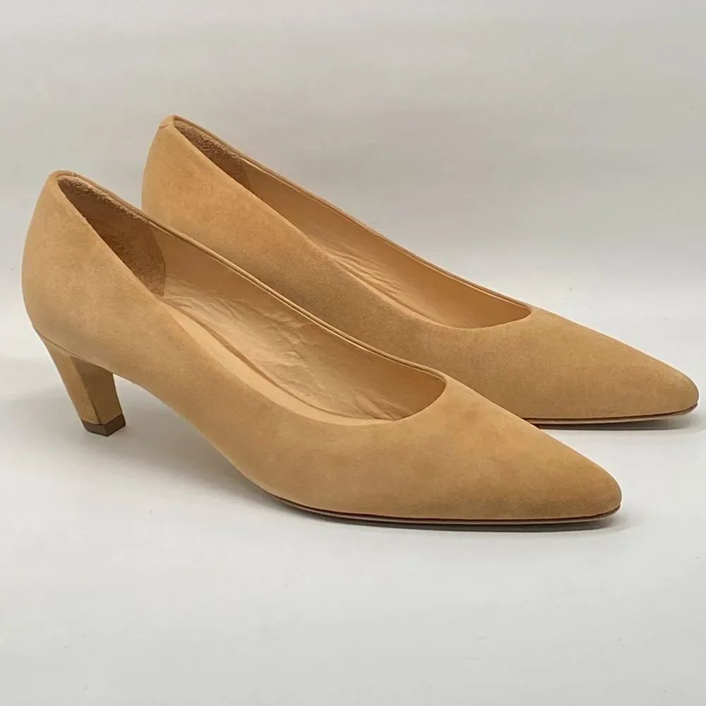 Gabriela Hearst Peggy 50MM Suede Pumps size 40
